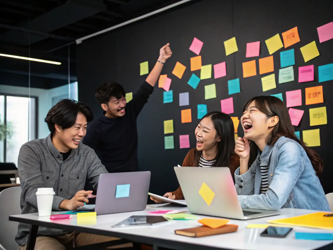 A creative team brainstorming content ideas for a marketing campaign, emphasizing visual storytelling and emotional connection.